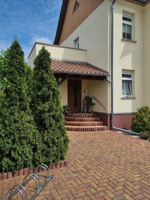 Ferienwohnung *Zur Weinbergstrasse* Lauta Exterior foto